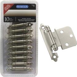 Liberty Self Closing Overlay Hinge 10 Pc S Nickel Americas Marketing Company Limited Amcol Hardware